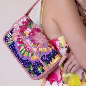 STAUD Brand New Embroidered Bag (never worn)